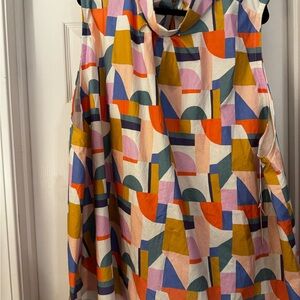 Colorful Geometric Pattern Tunic by The Tiny Tassel